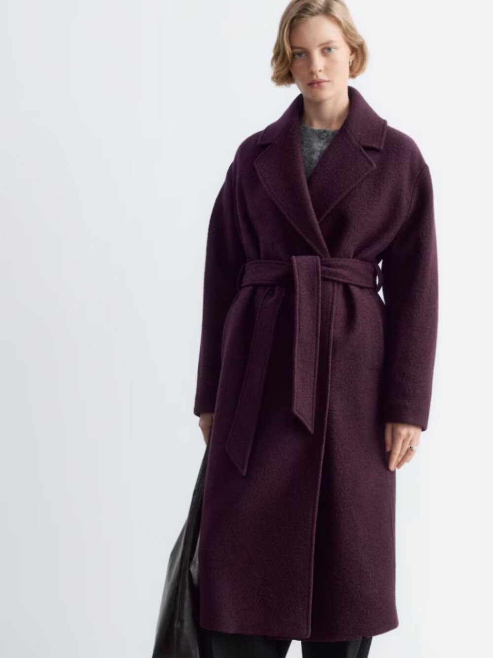 & OTHER STORIES Voluminous Belted Wool Coat